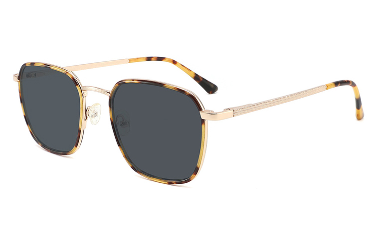Óculos de sol de metal acetato-FG1108T