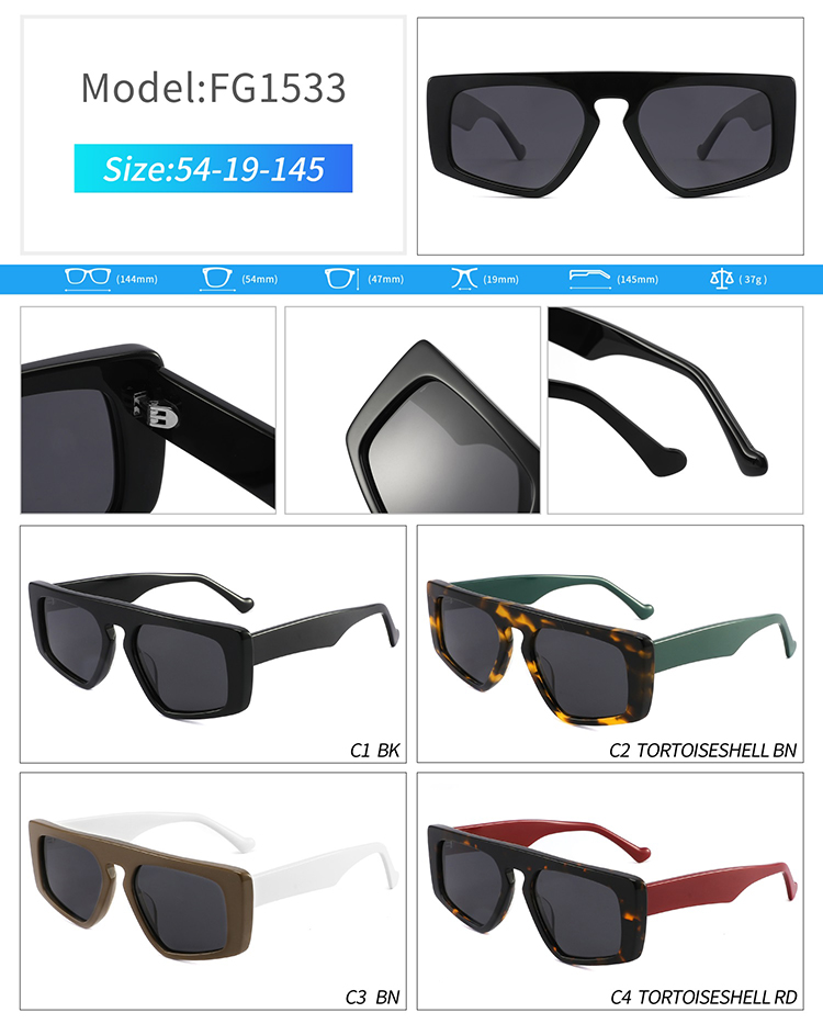 FG1533-&oacute;culos de sol retr&ocirc; vintage