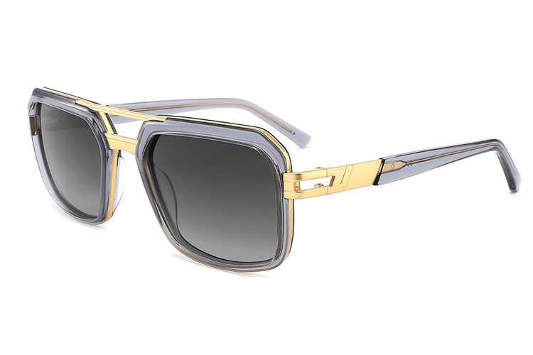 Óculos de sol de metal acetato-YD1053T