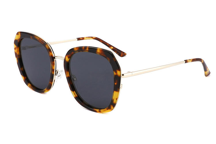 Óculos de sol de metal acetato-YD1043T