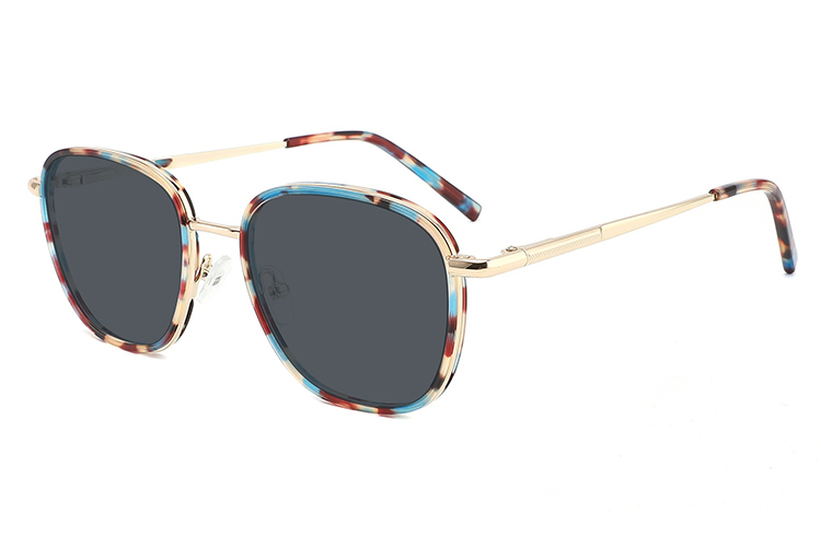 Óculos de sol de metal acetato-FG1071T