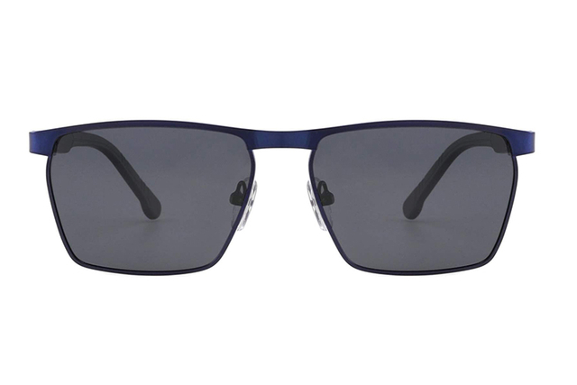 Óculos retangulares de metal