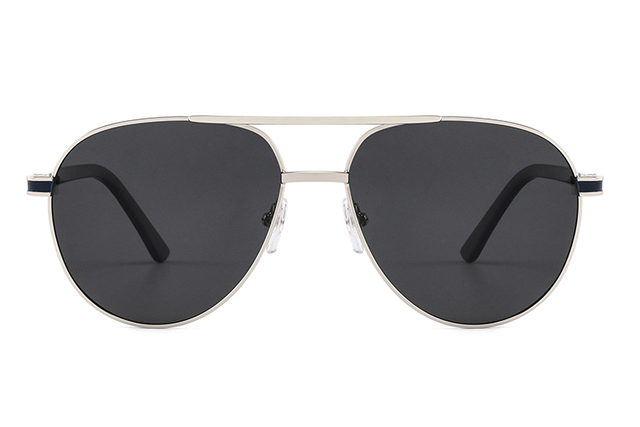 Óculos de aviador de metal