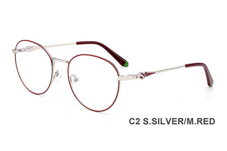 Armações de óculos de metal por atacado H8347A