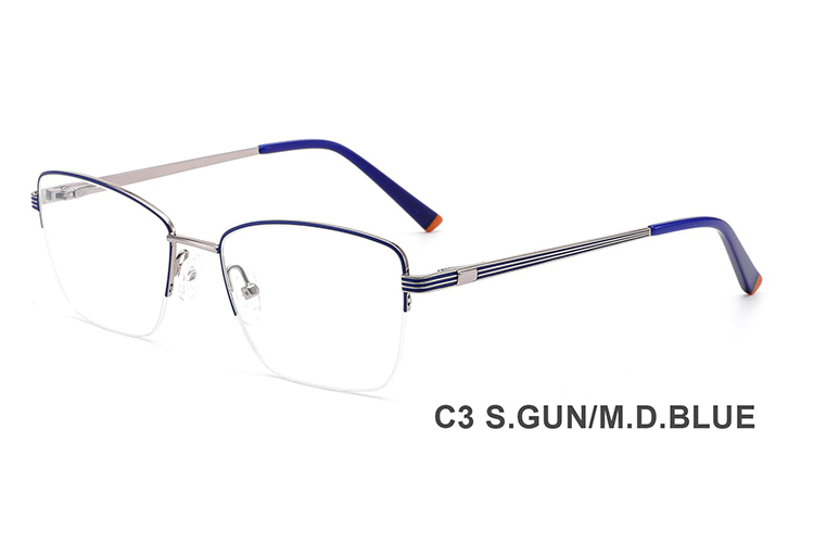 Armações de óculos de metal por atacado H8344A