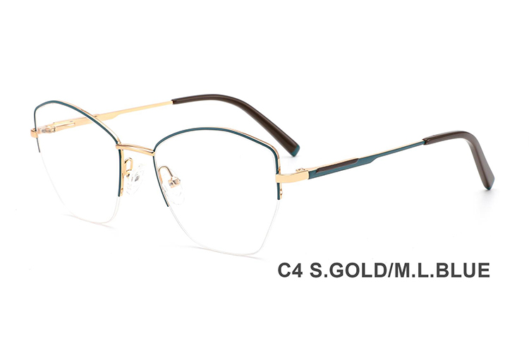 Armações de óculos de metal por atacado H8341B