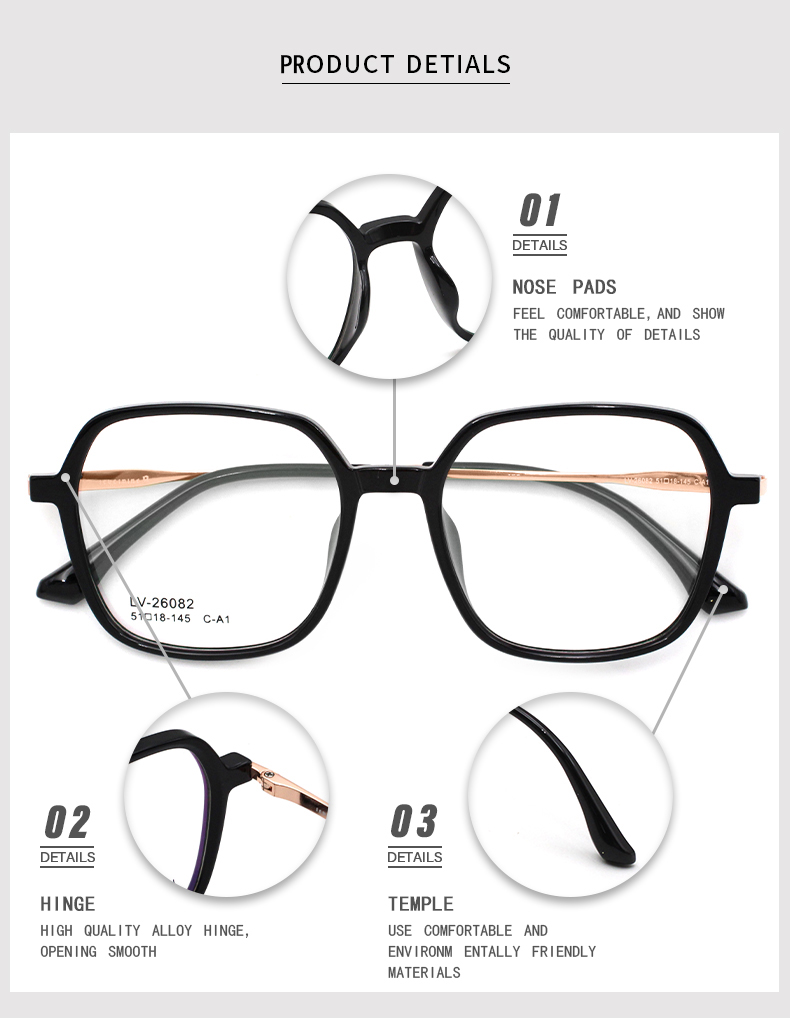 &Oacute;culos de Arma&ccedil;&atilde;o Quadrada