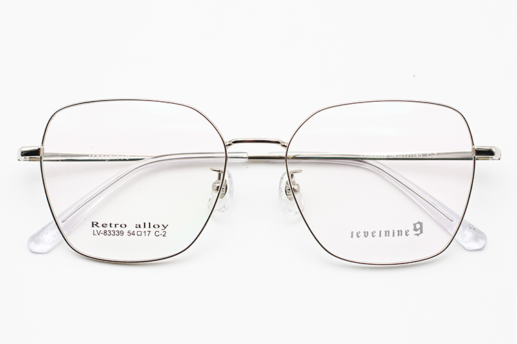 Arma&ccedil;&otilde;es &oacute;pticas de metal femininas - prata