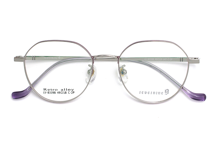 &Oacute;culos Circle - Prata e Roxo