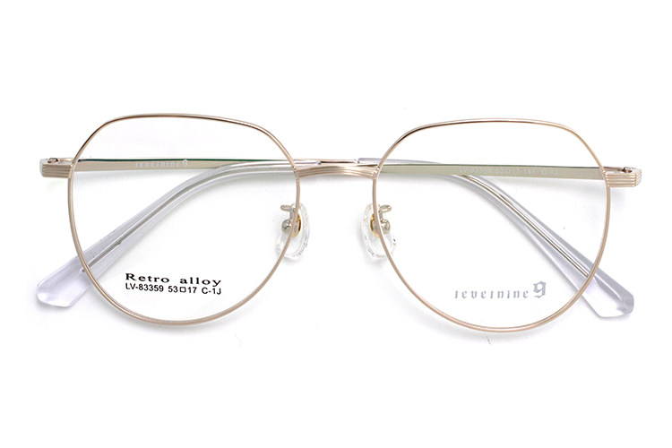 Arma&ccedil;&otilde;es de &oacute;culos masculinos de metal - dourado