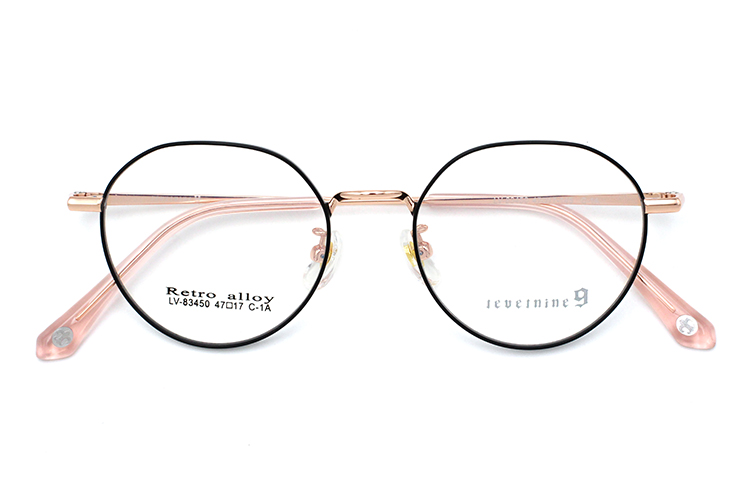 Arma&ccedil;&otilde;es de &oacute;culos cl&aacute;ssicas - preto e dourado