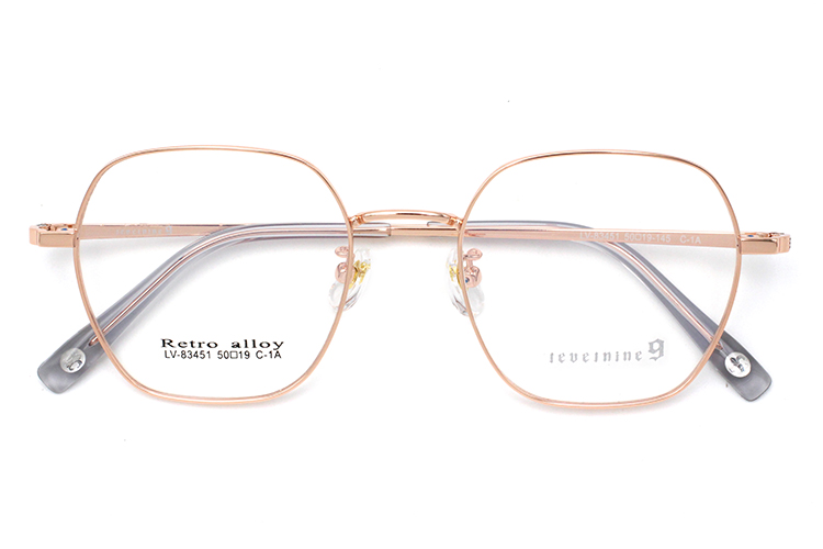 &Oacute;culos de Arma&ccedil;&atilde;o Quadrada Grande - Ouro