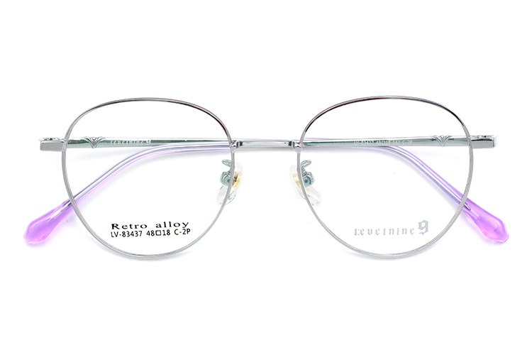 Arma&ccedil;&otilde;es de &oacute;culos circulares - prata