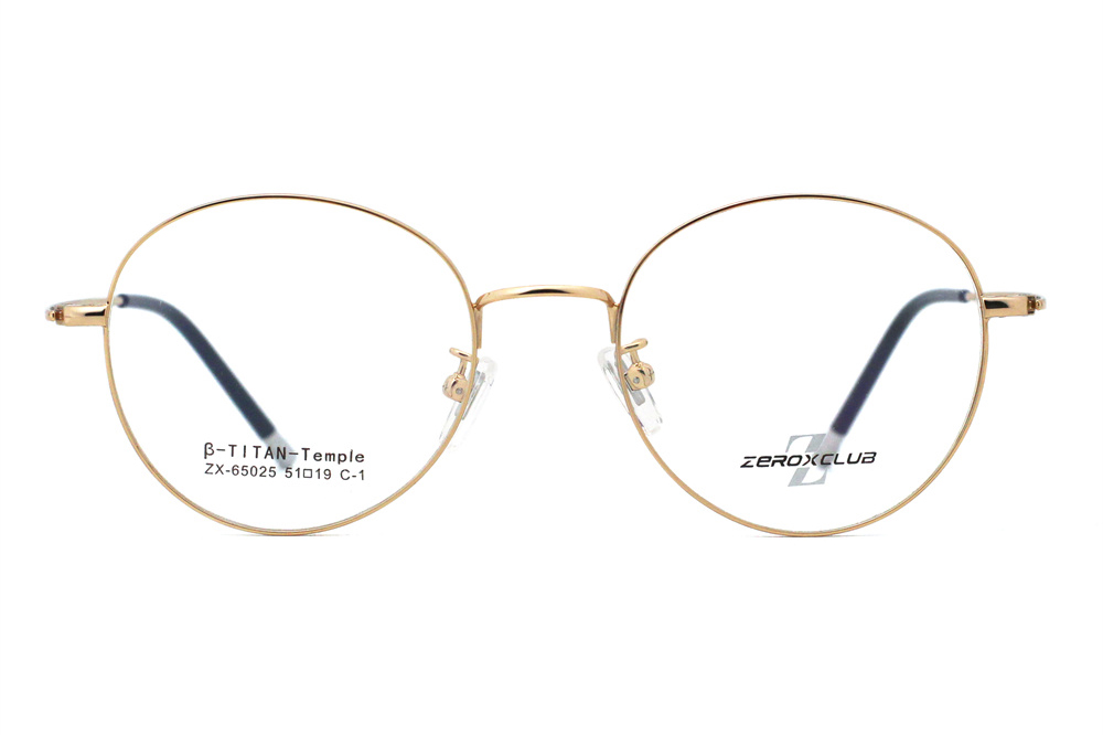 Armações de óculos de titânio no atacado 65025