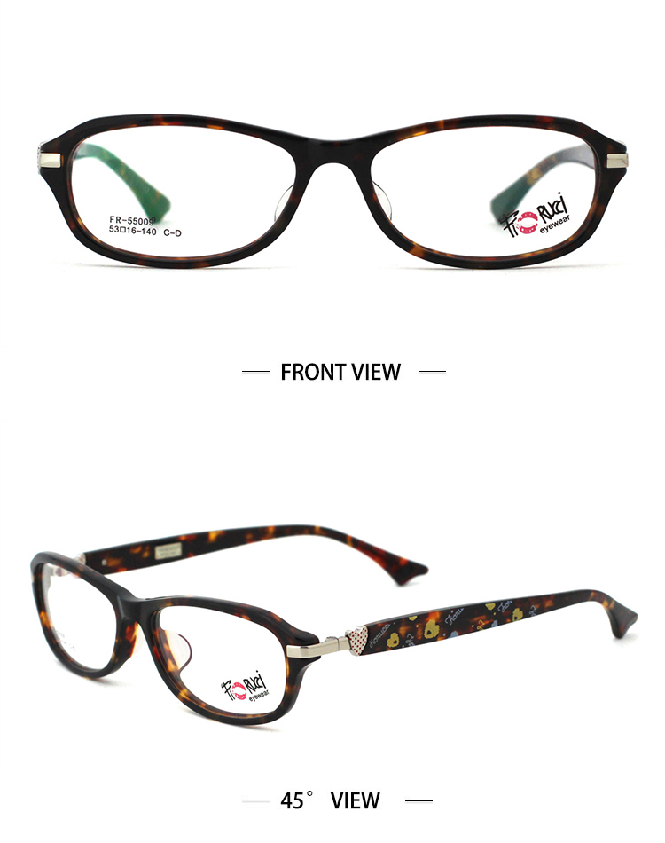 arma&ccedil;&atilde;o de &oacute;culos de acetato SKU-D 