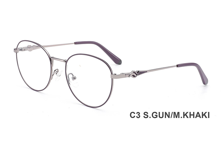 Armações de óculos de metal por atacado H8347A