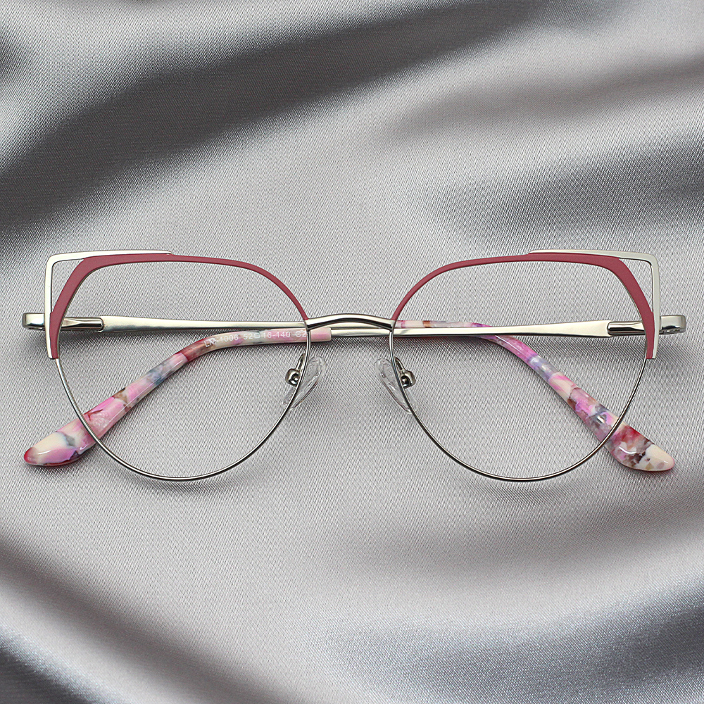 Moda de &oacute;culos com arma&ccedil;&atilde;o de metal