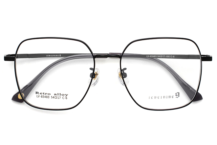 &Oacute;culos de Metal - Preto