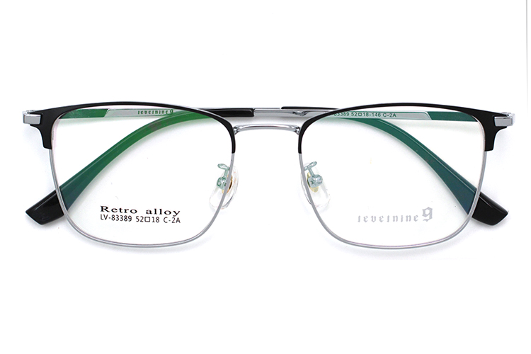 Arma&ccedil;&otilde;es &Oacute;ticas Retangulares -Preto e Prateado