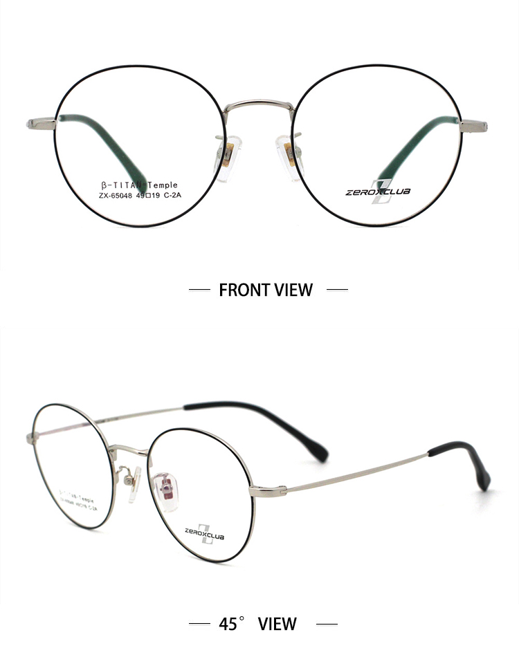 &oacute;culos pretos &oacute;pticos titanium_silver preto