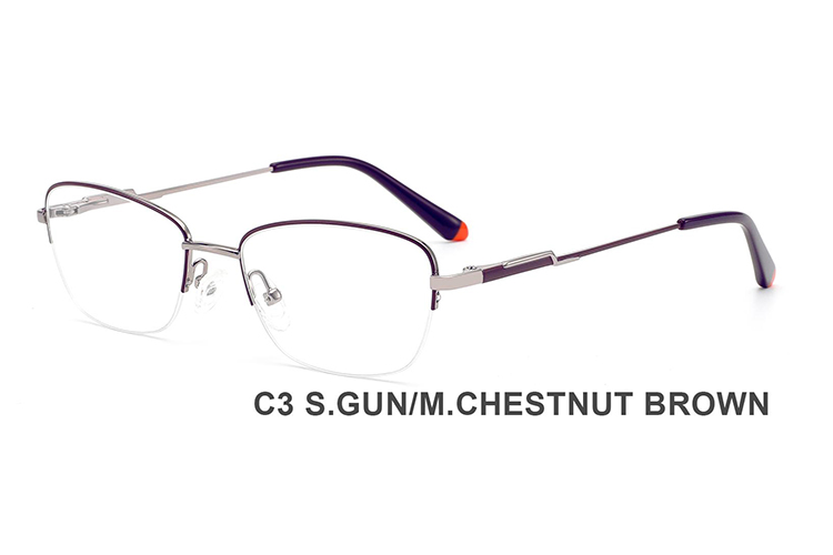 Armações de óculos de metal por atacado H8333A