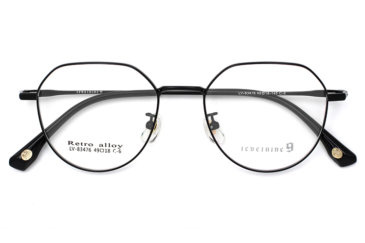 Arma&ccedil;&atilde;o de &Oacute;culos Metal - Preto