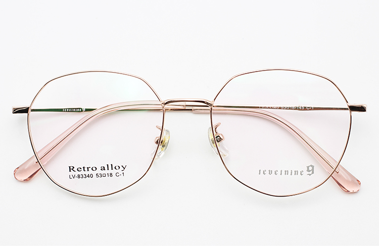 &Oacute;culos de Aro Completo - Ouro Rosa