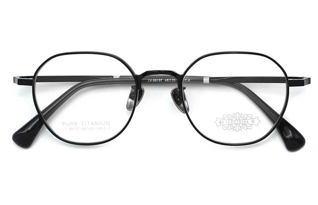Armações de óculos de titânio no atacado 88197