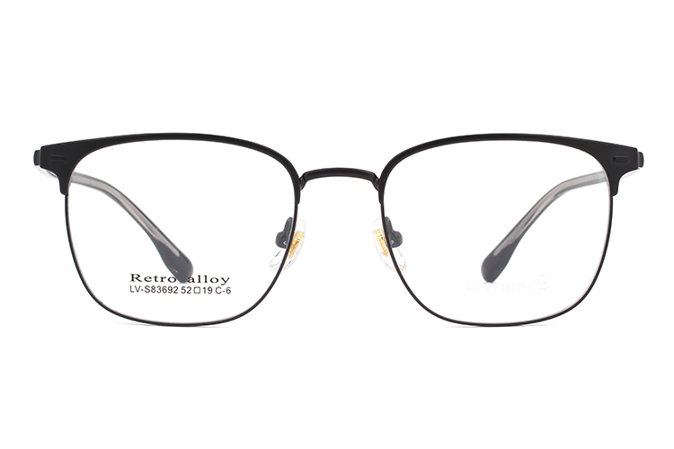 Armações de óculos de metal por atacado S83692