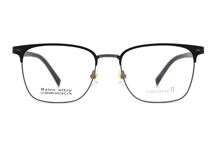 Armações de óculos de metal por atacado S83595
