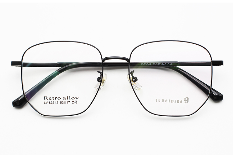 &oacute;culos met&aacute;licos - Preto