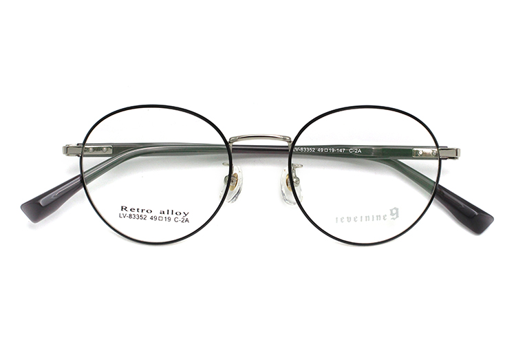 &Oacute;culos de arma&ccedil;&atilde;o redonda de metal - arma