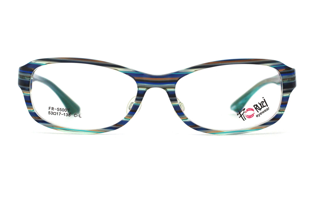 Armações de óculos de acetato no atacado 55001