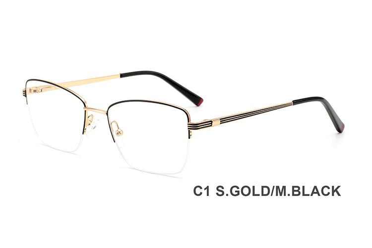 Armações de óculos de metal por atacado H8344A