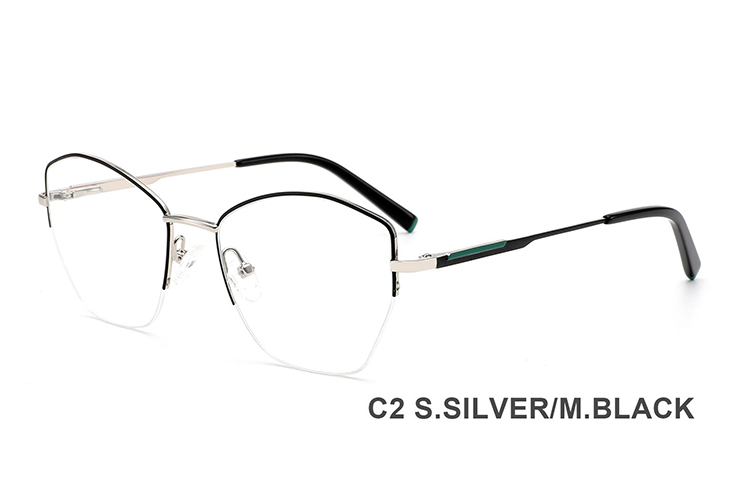 Armações de óculos de metal por atacado H8341B
