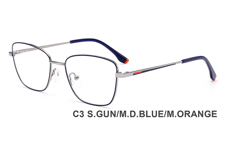 Armações de óculos de metal por atacado H8335B