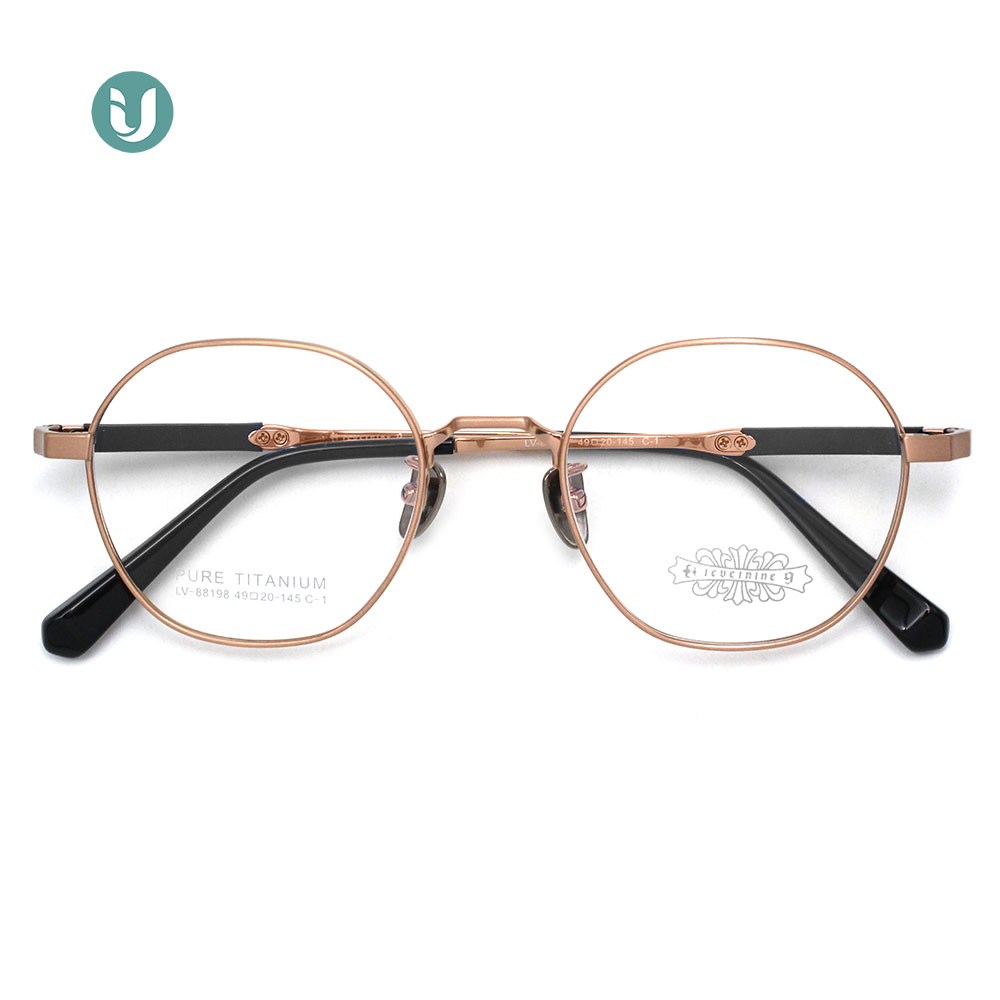 Armações de óculos de titânio no atacado 88198