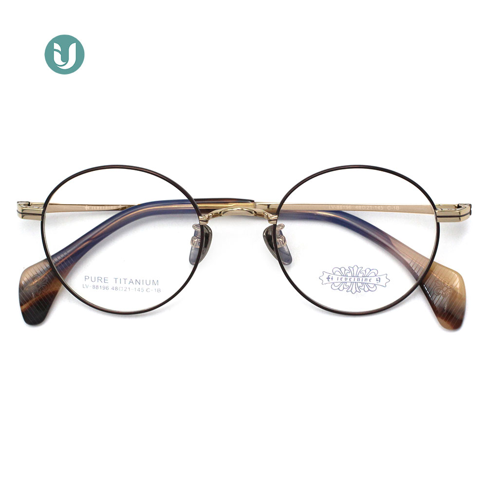 Armações de óculos de titânio no atacado 88196