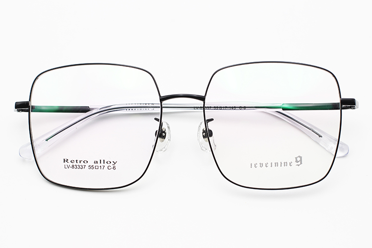 &Oacute;culos Masculinos de Metal - Preto