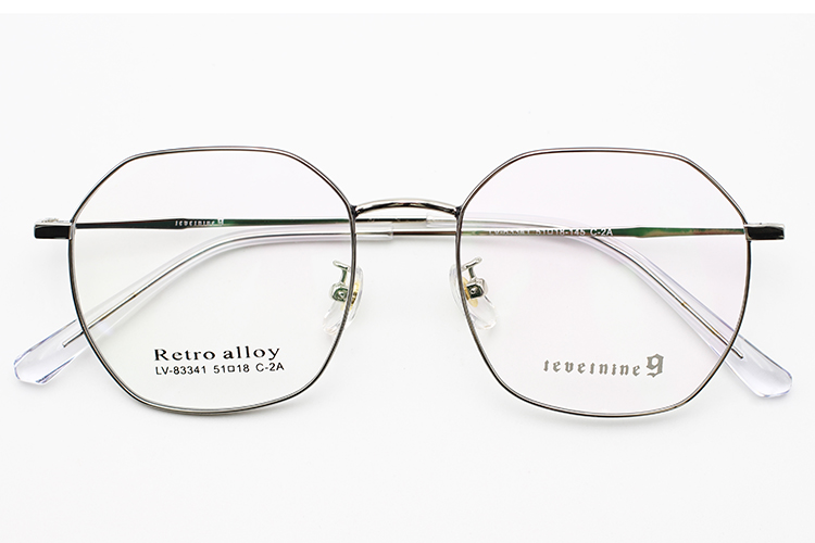 &oacute;culos metal - Prata&Preto