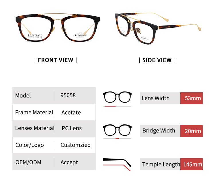 &oacute;culos de designer mais recente_tamanho 