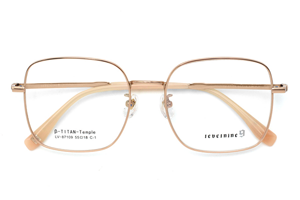 Armação de óculos de titânio integral 87109