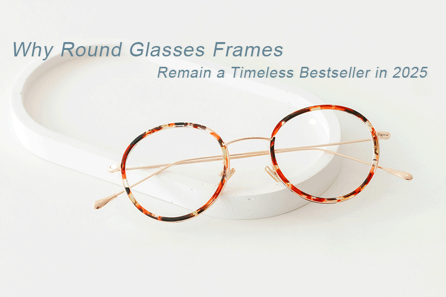 Por que as armações de óculos redondas continuam sendo um best-seller atemporal em 2025?