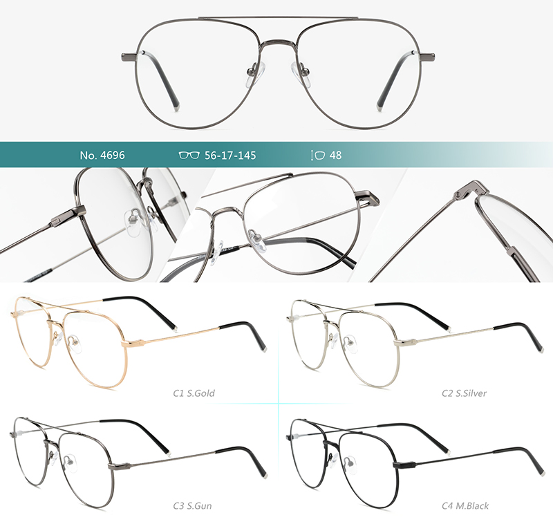 Arma&ccedil;&otilde;es de &oacute;culos de metal no atacado 4696