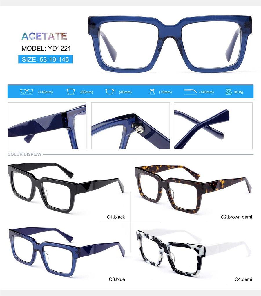 arma&ccedil;&otilde;es de &oacute;culos graduados baratas YD1221