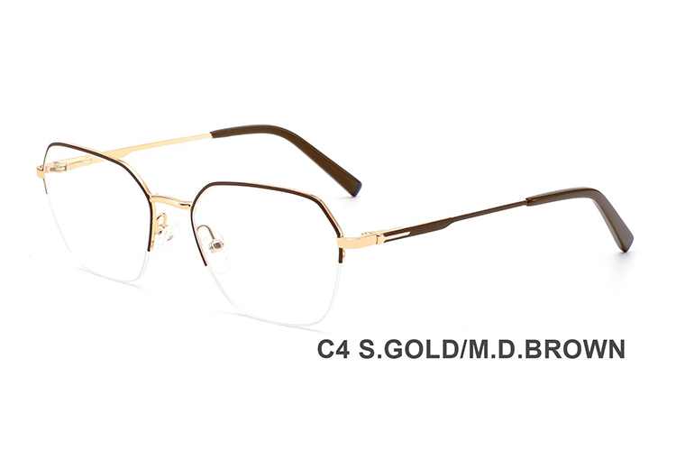 Armações de óculos de metal por atacado H8340A