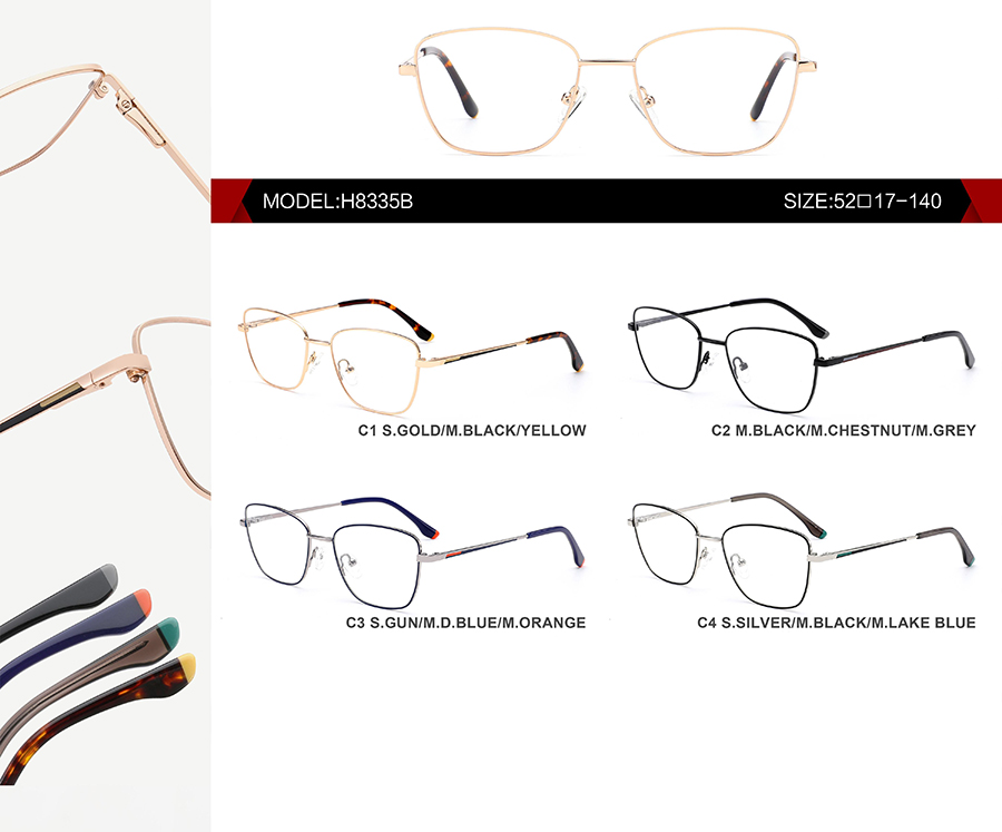 arma&ccedil;&otilde;es de &oacute;culos masculinas H8335B