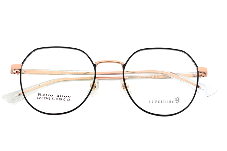 Arma&ccedil;&atilde;o &Oacute;ptica Feminina de Metal - Preto e Dourado