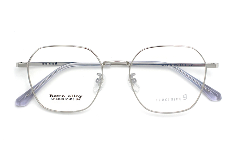 Arma&ccedil;&otilde;es de &oacute;culos femininos Metal - Prata