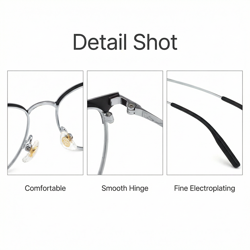 Arma&ccedil;&otilde;es de &oacute;culos de metal LevelNine S8374000011 